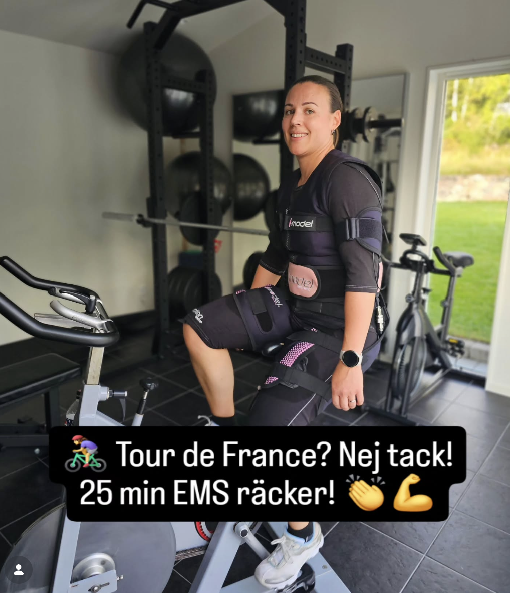 EMS-träning med i-motion-dräkt – cykel